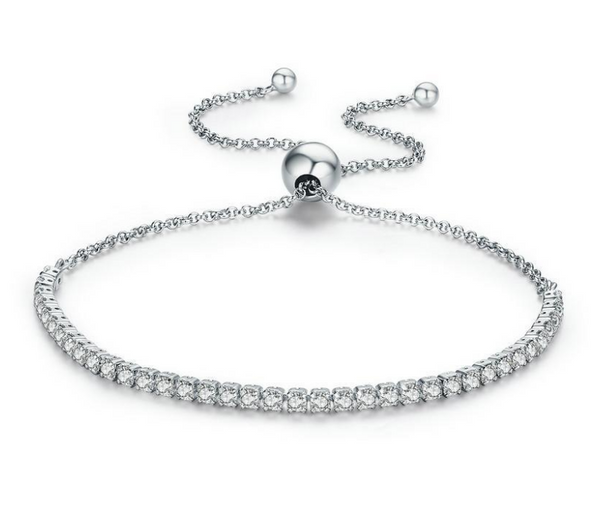 Pulsera Estrella Brillante de Plata