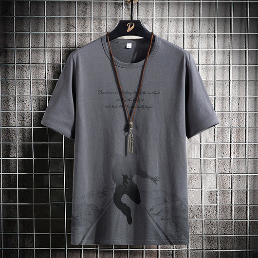Camiseta Casual Cuello Redondo Manga Corta - Image 11