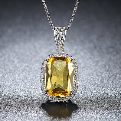 Collar de Circonita con Colgante para Dama - Image 4