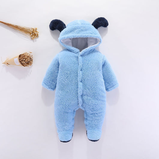 Pijama Jumpsuit de Algodón Velvet para Bebé - Ropa de Gateo Suave - Image 18