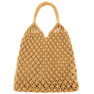 Bolsa Tejida de Malla Hueca - Bolso Casual de Paja Transpirable - Image 8