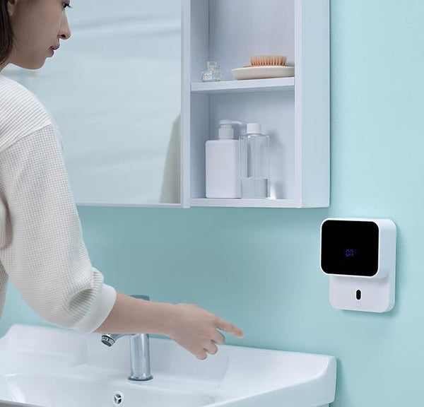 Lavador automático de teléfono por inducción para pared