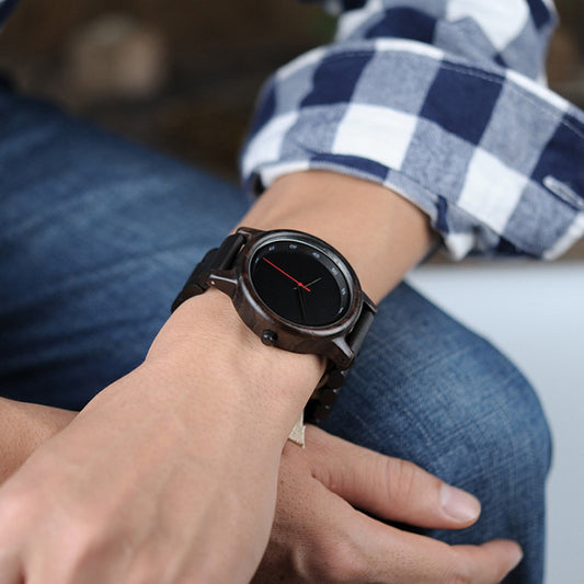 Reloj Inteligente con Lente Fotográfica y Madera de Sándalo - Image 2