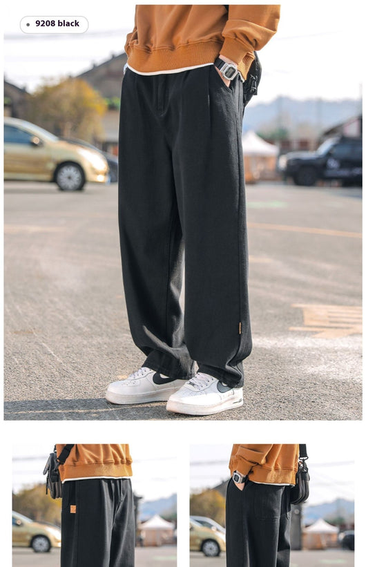Pantalones Cargo Sueltos para Hombre Rectos Casuales - Image 30
