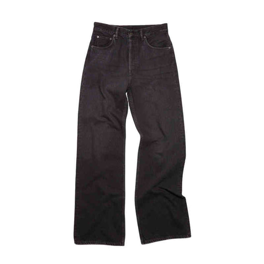 Jeans Rectos Holgados Vintage Desgastados en Negro - Image 7