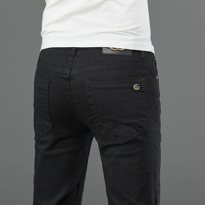 Pantalones Jeans Slim Fit Elásticos Four Seasons para Hombre - Image 9