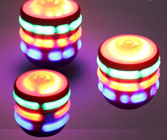 Giroscopio Luminoso con Música y Cuerda Manual