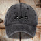 Gorra de Algodón Estampada Efecto Vintage Desgastado para Hombre