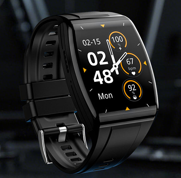 Smartwatch Esportivo com Monitor de Frequência Cardíaca e Pressão Arterial