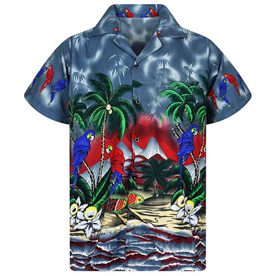 Camisa Suelta Estampada de Algodón - Image 4