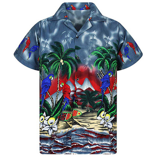 Camisa Suelta Estampada de Algodón - Image 4