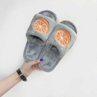 Pantuflas de Algodón con Estampado Frutal para Mujer - Image 3