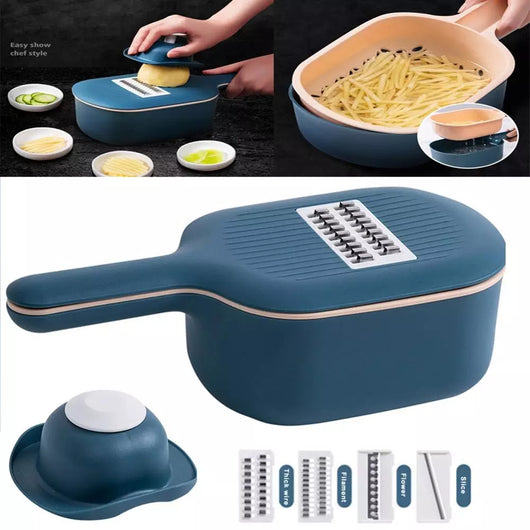 Pelador Multiusos para Verduras - Cortador, Rallador y Pelador de Frutas - Image 6