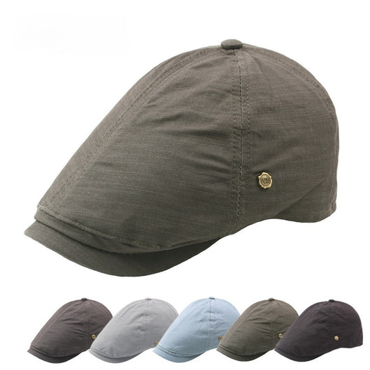Gorra Plana Estilo Retro con Botón de Cobre - Image 11