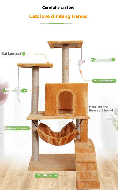 Árbol Rascador para Gatos con Torre de Escalada Espada - Image 18