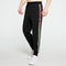 Pantalones deportivos casuales con rayas de contraste