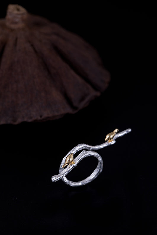Anillo Ajustable con Diseño de Ave - Image 9