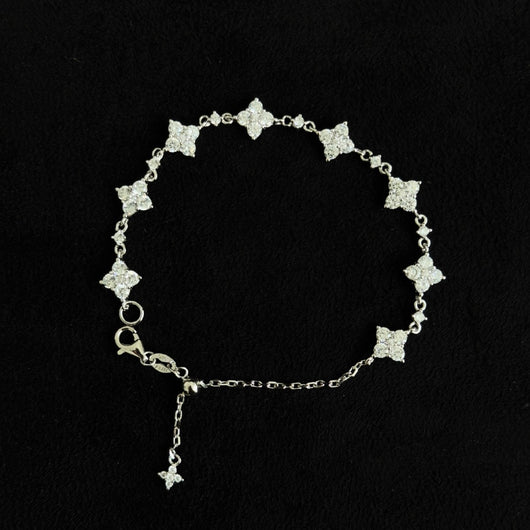 Pulsera de Plata Esterlina 925 con Diamantes Completos - Image 17