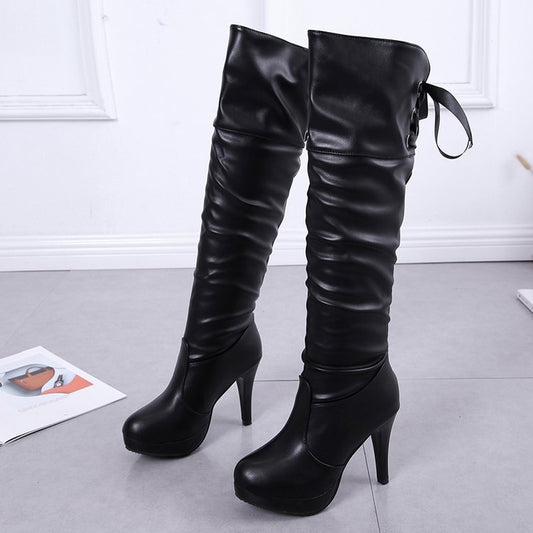 Botas Altas Over the Knee de Tacón para Mujer - Estilo Versátil - Image 2