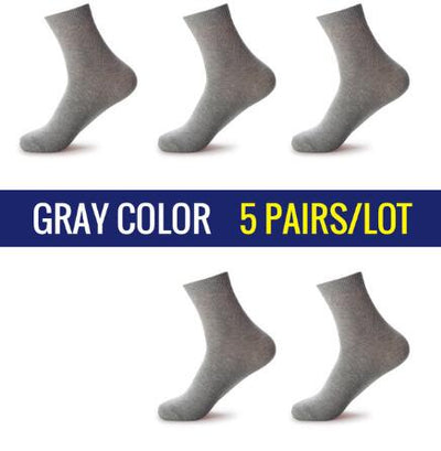 Pack 5 Pares de Calcetines Ejecutivos para Hombre en Algodón Premium - Negros y Blancos - Image 4