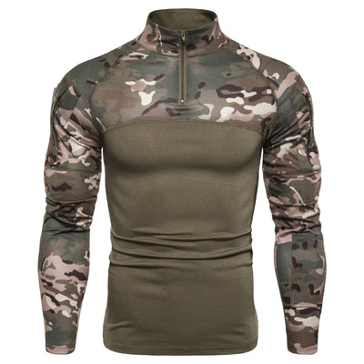 Playera de Camuflaje con Panel y Cierre - Image 6