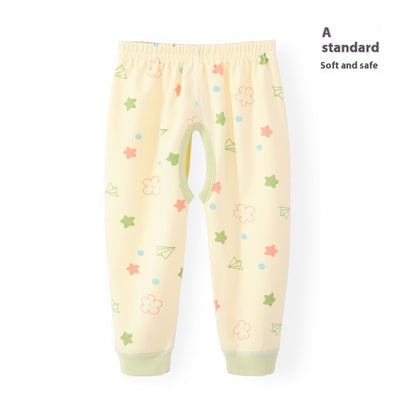 Pantalones de Algodón Puro con Abertura Frontal para Bebé Niño - Image 15