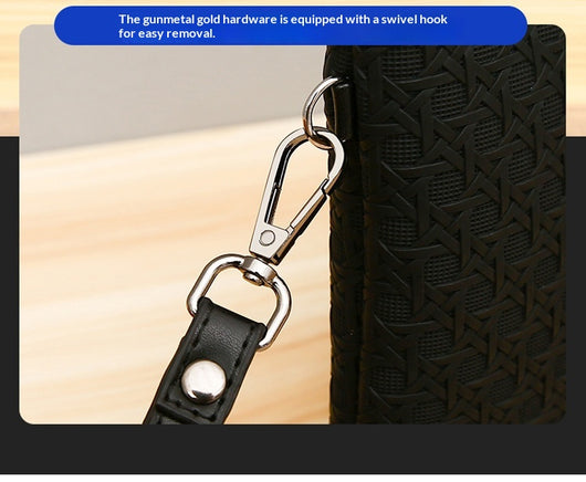 Clutch Personalizado de Textura Tejida con Diseño Minimalista y Gran Capacidad - Image 16