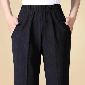 Pantalones Sueltos de Cintura Alta para Mujer - Image 11