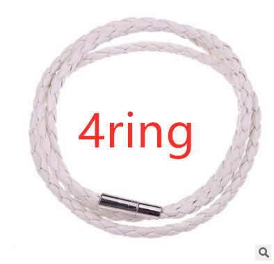 Pulsera de Cuero Trenzado Personalizada para Hombre con Nombre y Acero Inoxidable - Image 56