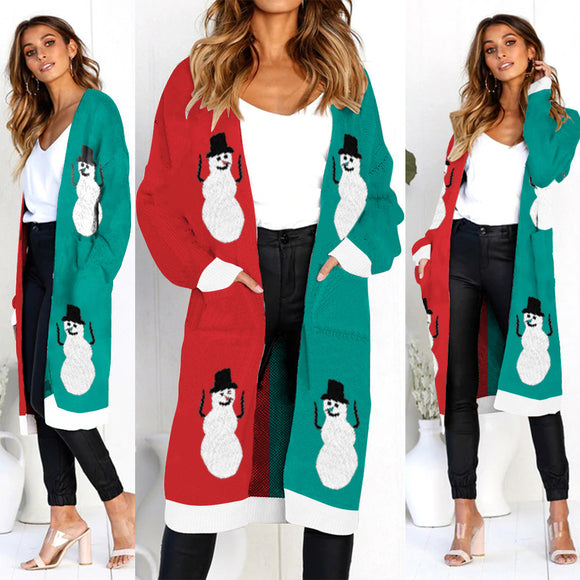 Cardigan de Leopardo para Otoño e Invierno - Suéter Tejido Elegante para Mujer