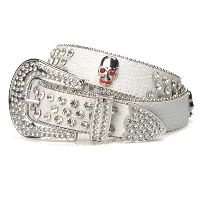 Cinturón para Mujer con Hebilla de Aguja y Incrustaciones de Cristal - Image 3