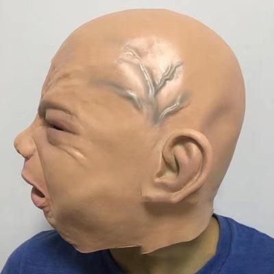Máscara de Látex Bebé Sonriente y Llorón para Halloween - Image 11