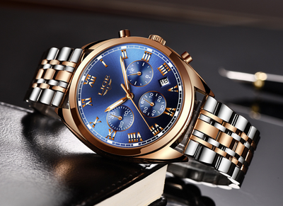Reloj Deportivo Deportivo de Acero Inoxidable con Esfera Grande Estilo Europeo - Image 8