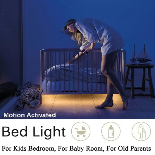 Lámpara LED Inteligente con Sensor de Movimiento para Cama - Image 3