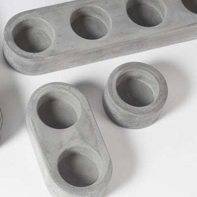 Molde de Silicona para Velas de Cemento y Portavelas de Concreto - Image 2