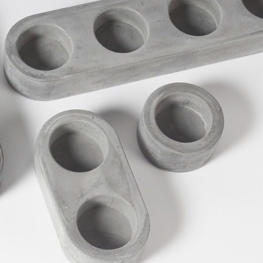 Molde de Silicona para Velas de Cemento y Portavelas de Concreto - Image 2