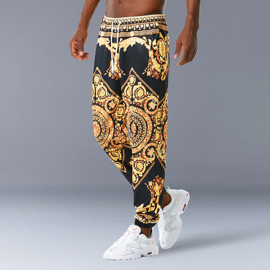 Pantalones de jogging estampados - Comodidad casual para el día a día - Image 4