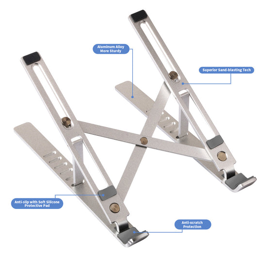 Soporte Portátil para Laptop en Aluminio Ajustable y Plegable - Image 3