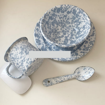 Tazón para Ensalada y Cereales con Diseño Artístico en Azul - Image 8