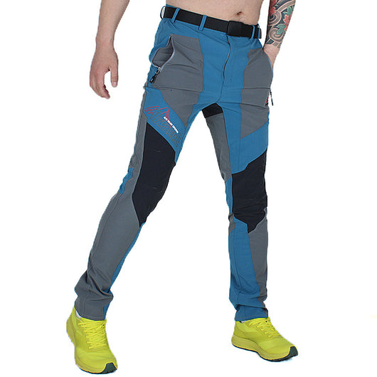 Pantalones de Senderismo Impermeables Slim Fit con Forro Polar para Hombre - Image 8
