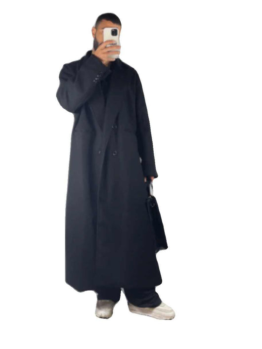 Abrigo Largo Oversize para Hombre - Corte Relajado Bajo la Rodilla - Image 15
