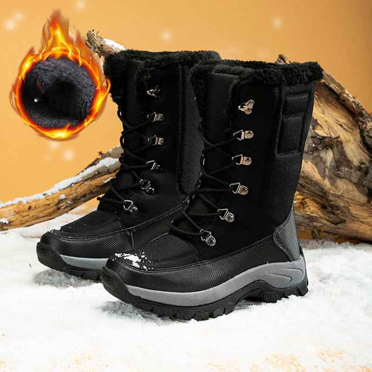 Botas Altas de Terciopelo para Mujer Talla Grande - Image 14