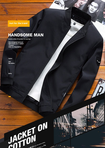 Chaqueta Slim Fit Coreana para Hombre - Abrigo Versátil Primavera Otoño - Image 15