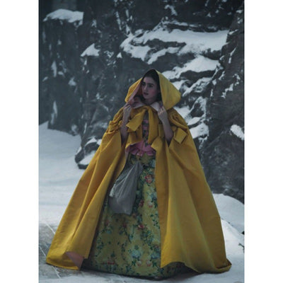 Abrigo Hanfu con Capucha para Desfile de Moda y Eventos Temáticos