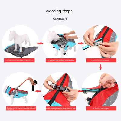 Abrigo Acolchado Impermeable para Perros - Protección Térmica Total - Image 9