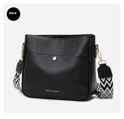 Bolso Bandolera de Cuero Genuino - Estilo Casual Premium - Image 9