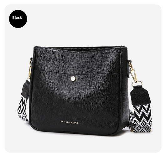 Bolso Bandolera de Cuero Genuino - Estilo Casual Premium - Image 9