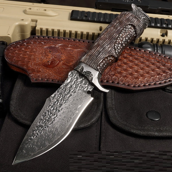 Cuchillo Forjado de Defensa Personal - Acero de Alta Dureza
