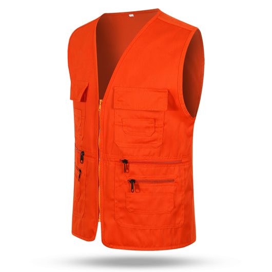 Chaleco Multibolsillos Unisex de Poliéster-Algodón - Image 11