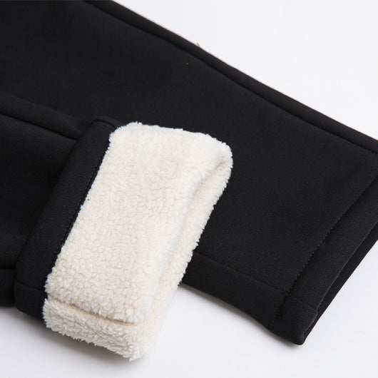 Pantalones de Invierno en Terciopelo de Cordero con Elasticidad para Mujer - Image 2